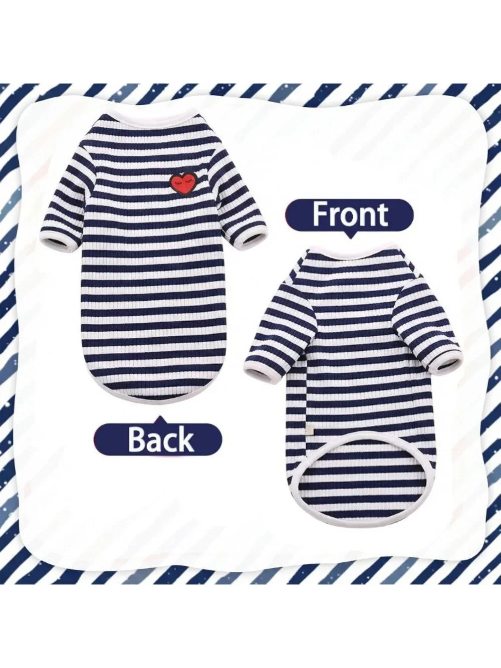 Stylish Hairless Cat Shirt - Breathable Stripe Vest for Everyday Comfort